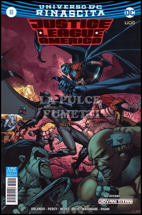 JUSTICE LEAGUE AMERICA #    44 - JUSTICE LEAGUE AMERICA 6 - RINASCITA
